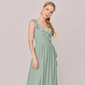 Valerie Chiffon Faux Wrap Dress